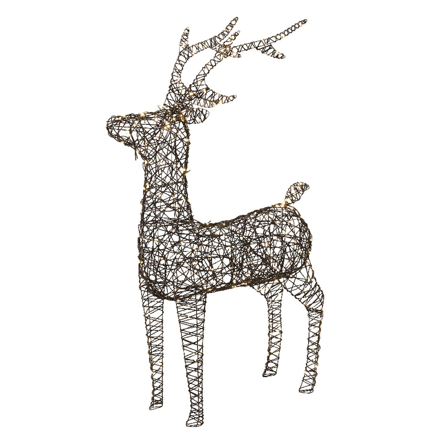 160cm - Micro Wicker Reindeer