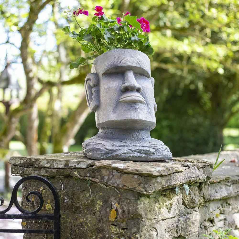 Easter Island Head Planter L