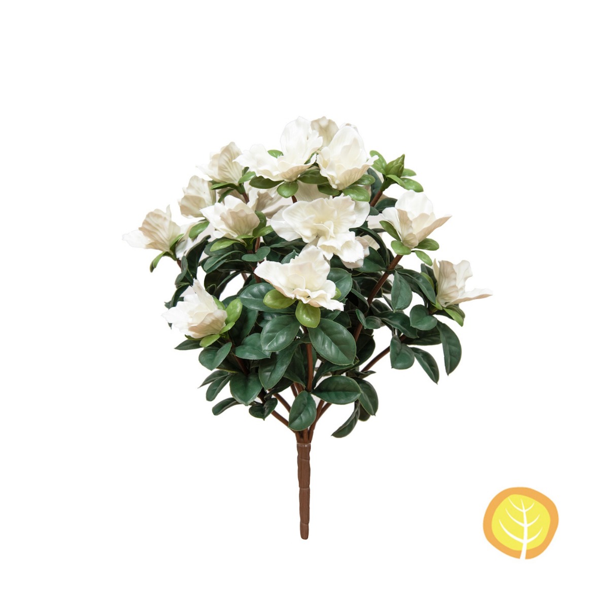 35cm Plants Azalea Bush - White (UV Resistant)