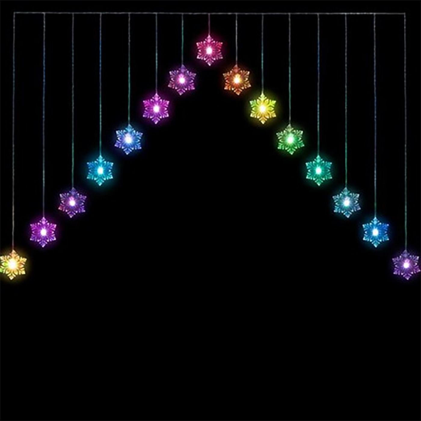 Snowflake V Curtain Light