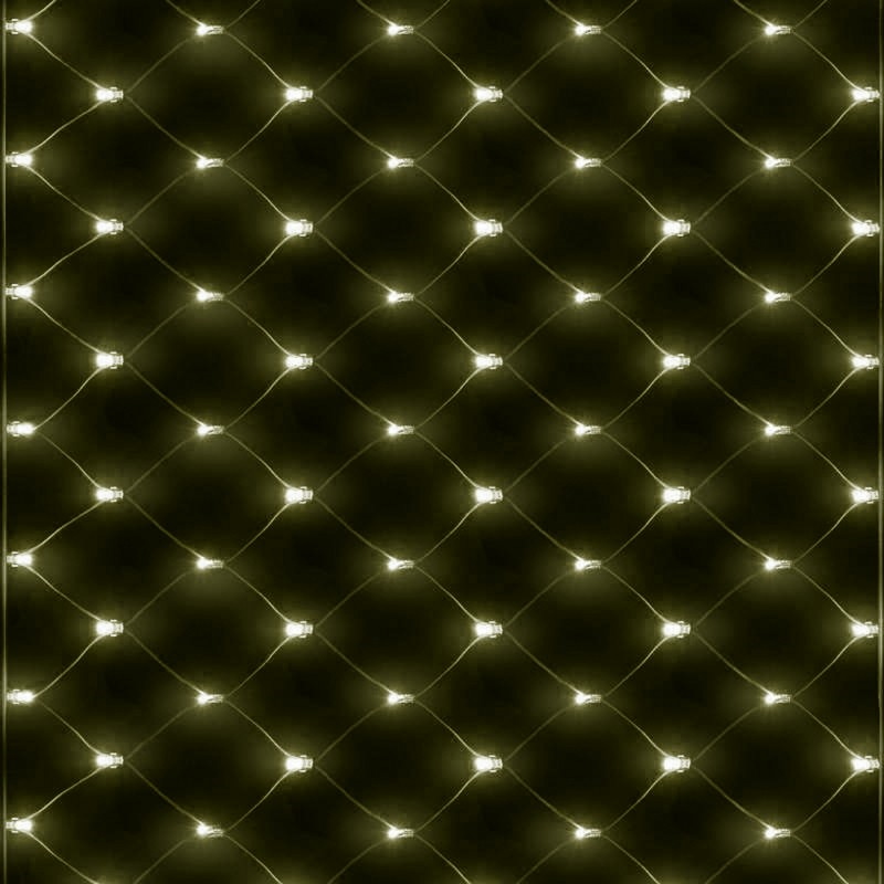 1.2 x 1.2m Chasing Net Christmas Light with 100 Warm White LEDs