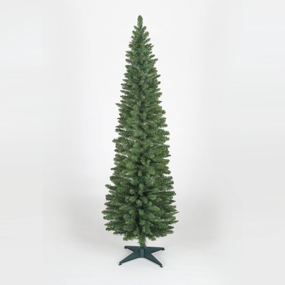 5ft (150cm) Wrapped Pencil Pine Artificial Christmas Tree