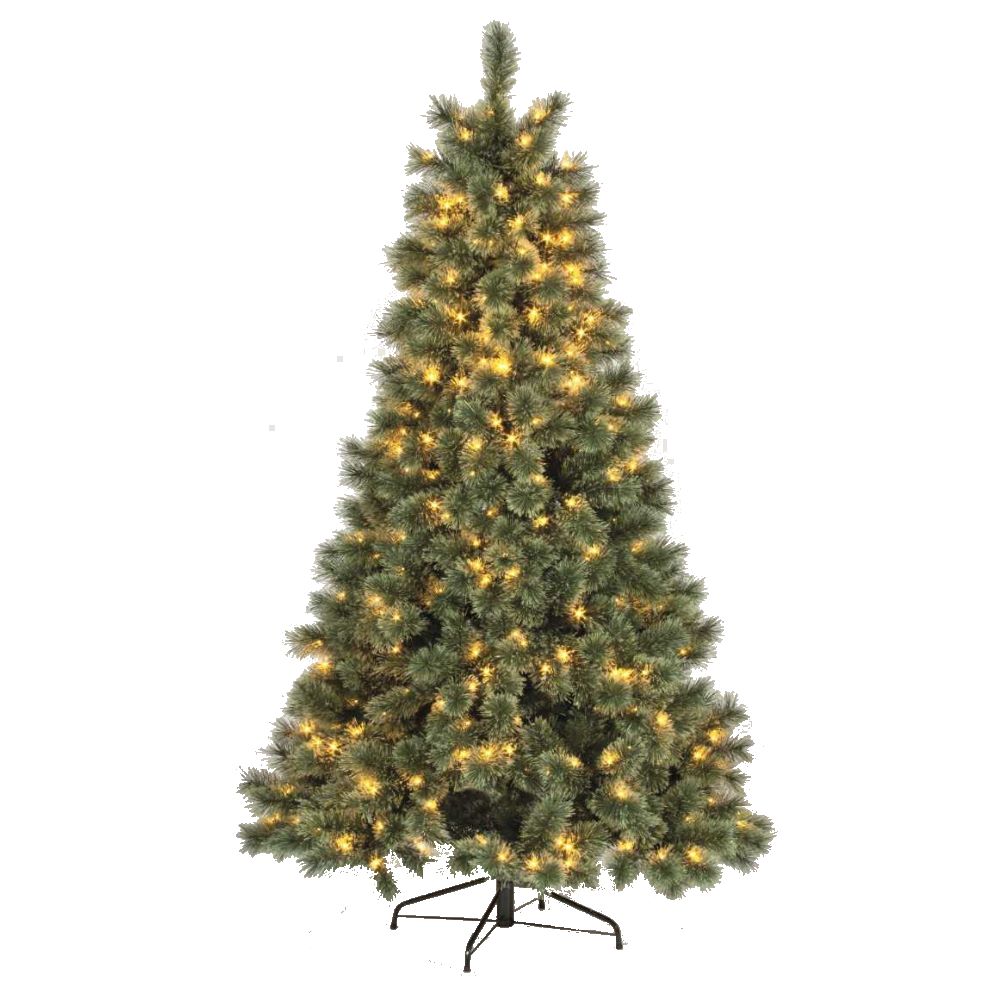 7ft (210cm) Arcadia Cashmere Pre-Lit Christmas Tree w/ Warm White 400 LEDs