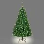 6ft (180cm) Prelit Slieve Bloom Pine Green with Warm White LEDs