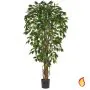 120cm Ficus Liana - Green with Natural Tree Trunk (Fire Resistant)