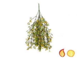 30cm (1ft) Trailing Mini Flower - Yellow (Fire and UV Protected)
