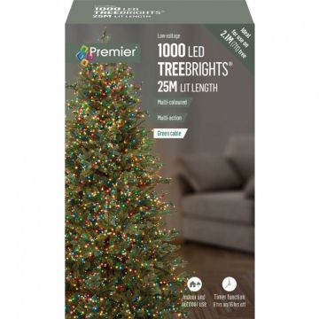 1000 Led Christmas Tree Lights - Multi-Coloured