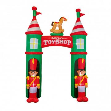 3m Inflatable Toy Shop Arch with Nutcracker Guards