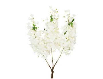 85cm MultiBranch Hydrangea Blossom Branch – Cream