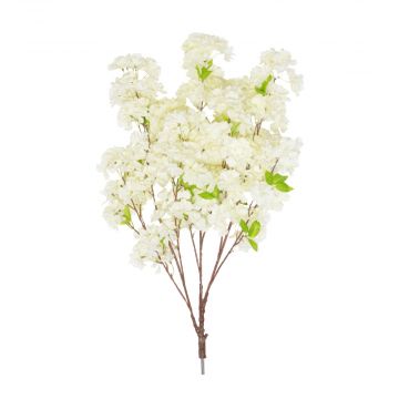 82cm MultiBranch Cherry Blossom Branch – Cream