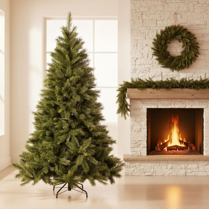 7ft (210cm) Kateson Bundle with Matching Wreath and Garland main product photo