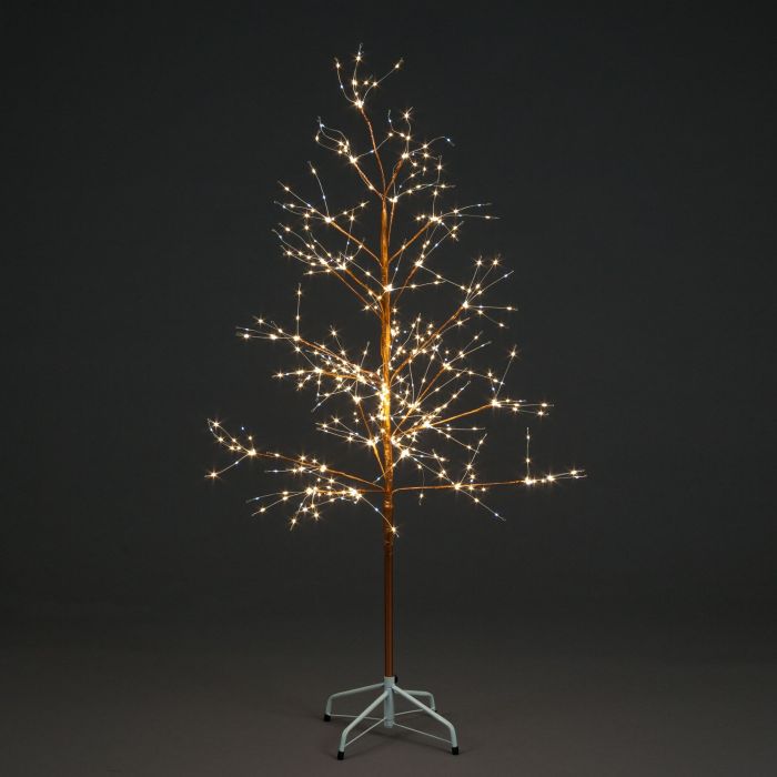 6ft (1.8m) Tree with 750 Warm White Golden Copper LEDs main product photo