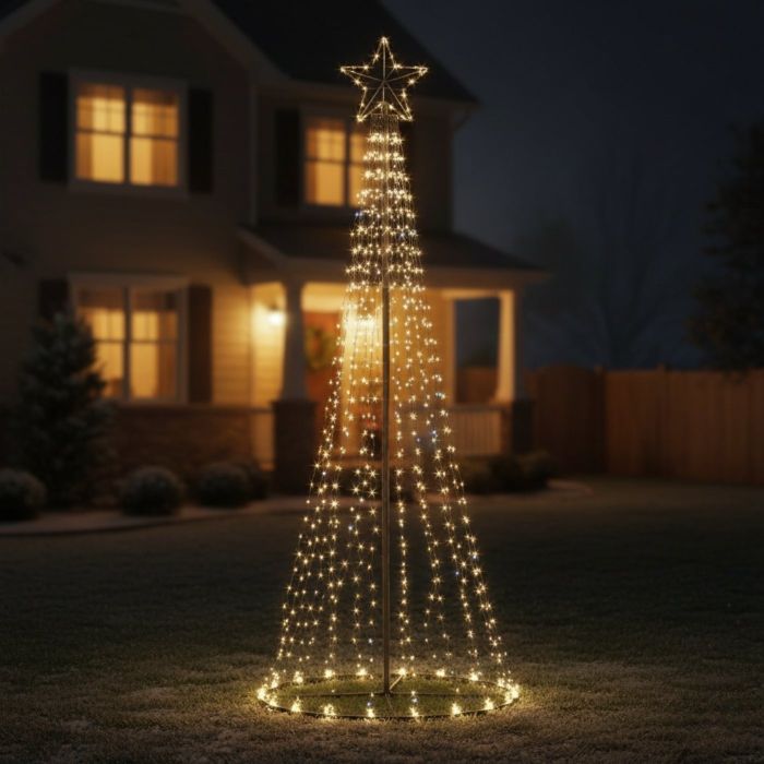 6ft (180cm) Maypole Tree with 560 Warm White LED Lights main product photo