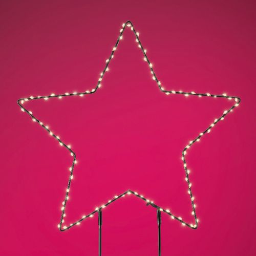 58cm - Micro LED Garden Pick Star