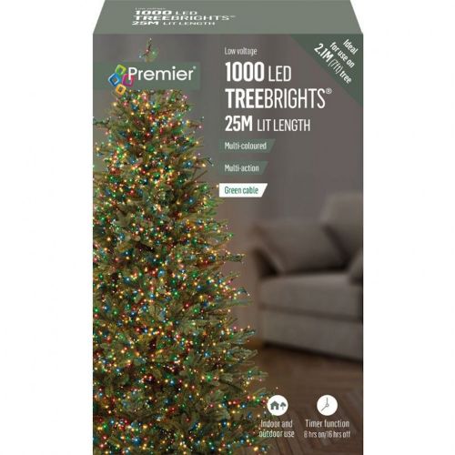 1000 Led Christmas Tree Lights - Multi-Coloured