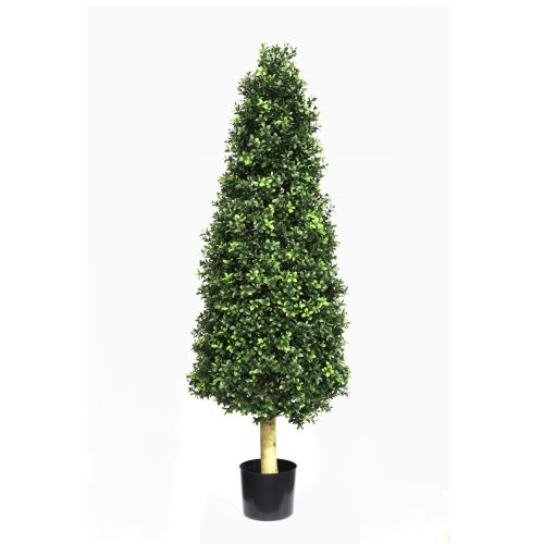 4ft (120cm) Artificial Boxwood Topiary Tower (UV Protected)