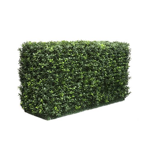 Artificial Boxwood Hedge Green A 90cm x 35cm x 50cm (UV Protected)