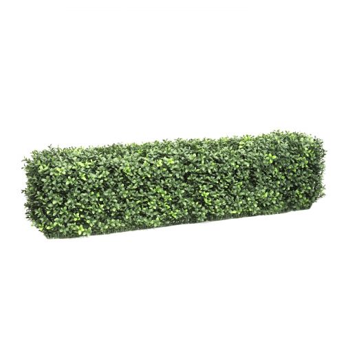 Artificial Boxwood Hedge Green C 100cm x 20cm x 25cm (UV Protected)