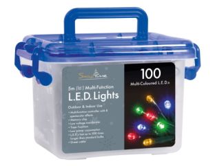 100 Multi LED Multi Function Christmas Lights with Timer
