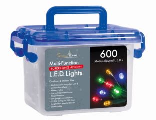 600 Multi-Colour LED Multi-Function Lights with Timer