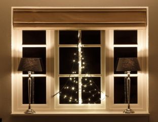 125cm x 60cm Fairybell Window Light LEDs