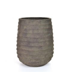 V-Pot Taupe Tall Round 