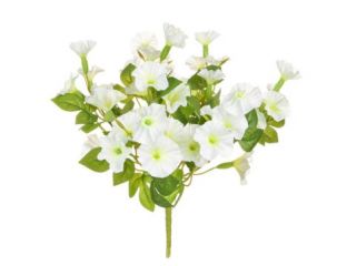 34cm Flowering Petunia Bush - White