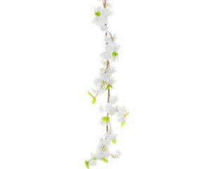 230cm Cherry Blossom Garland - White