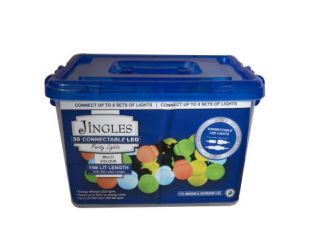 30 Connectable LED Party Lights - Multi Coloured