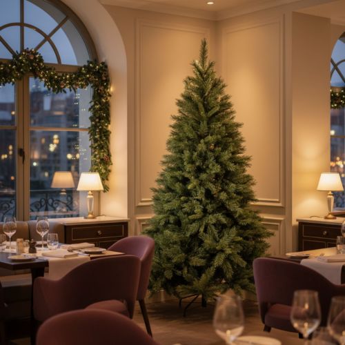 12ft (370cm) Big Green Kateson Fir Artificial Christmas Tree