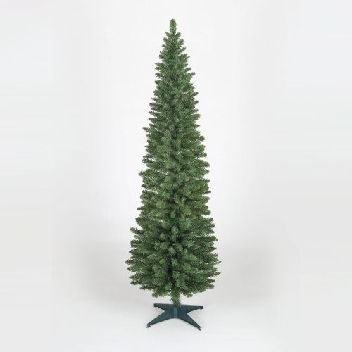 8ft (240cm) Wrapped Pencil Pine Christmas Tree