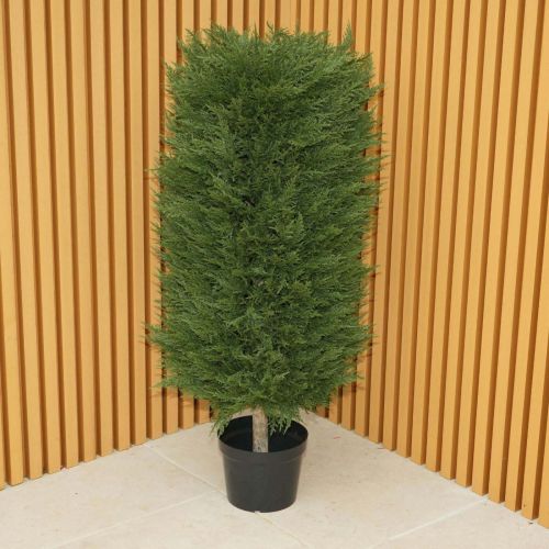 4ft (120cm) Artificial Cedar Tree in Pot (UV Protected)