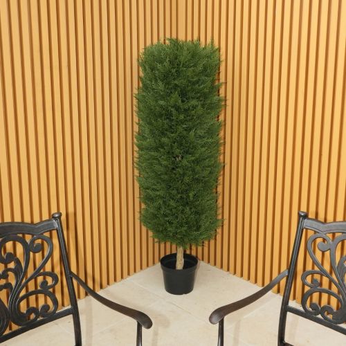 5ft (150cm) Artificial Cedar Tree in Pot (UV Protected)