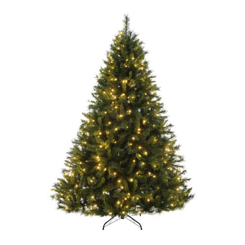 8ft (240cm) Pre-Lit Victoria Pine Artificial Christmas Tree