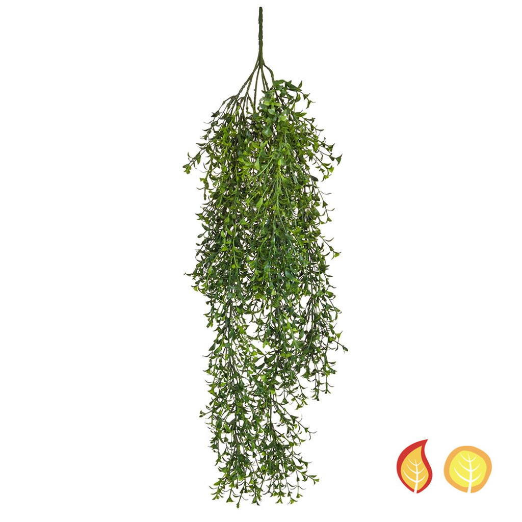 80cm Feather Fern Trail - Green (Fire & UV Resistant)