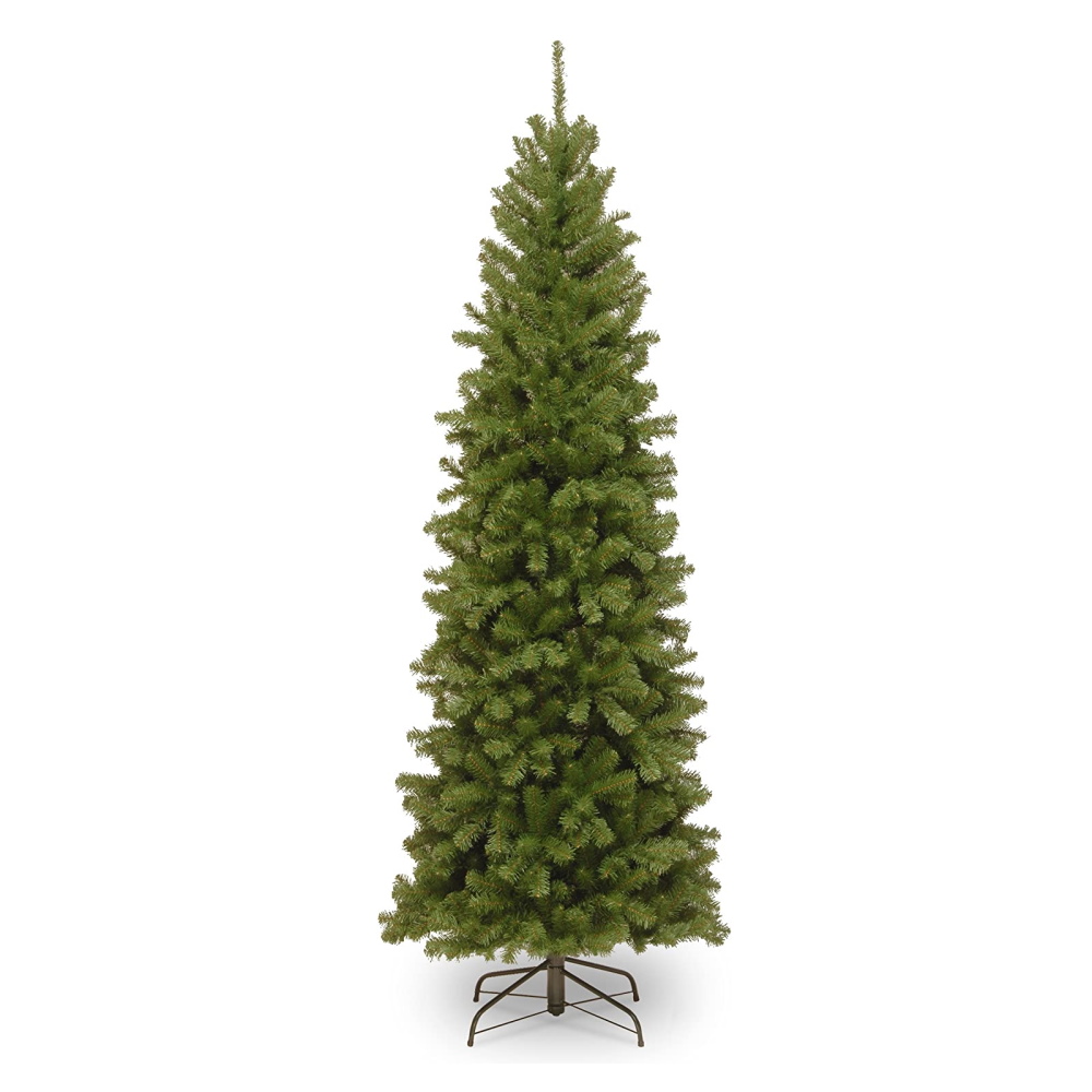7.5ft (225cm) North Valley Spruce Pencil Slim Christmas Tree