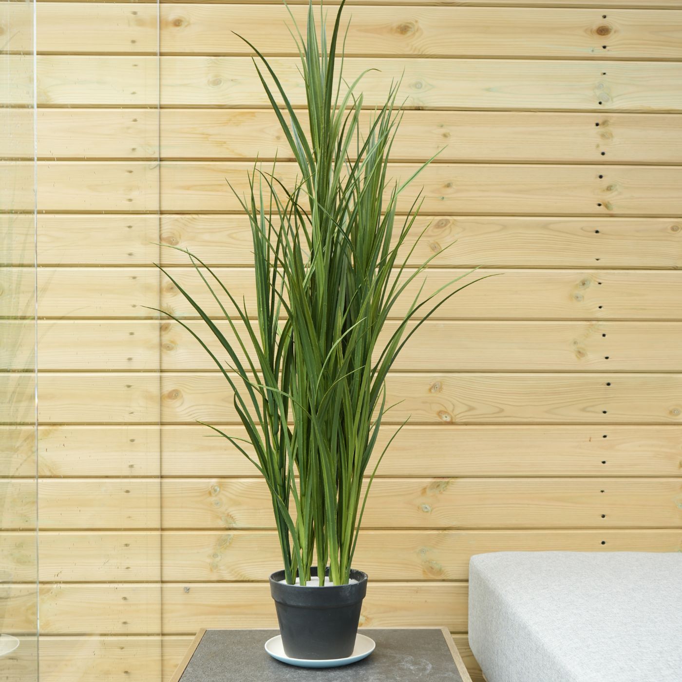 4ft (120cm) Artificial Grass Green in Pot E (UV Protected)