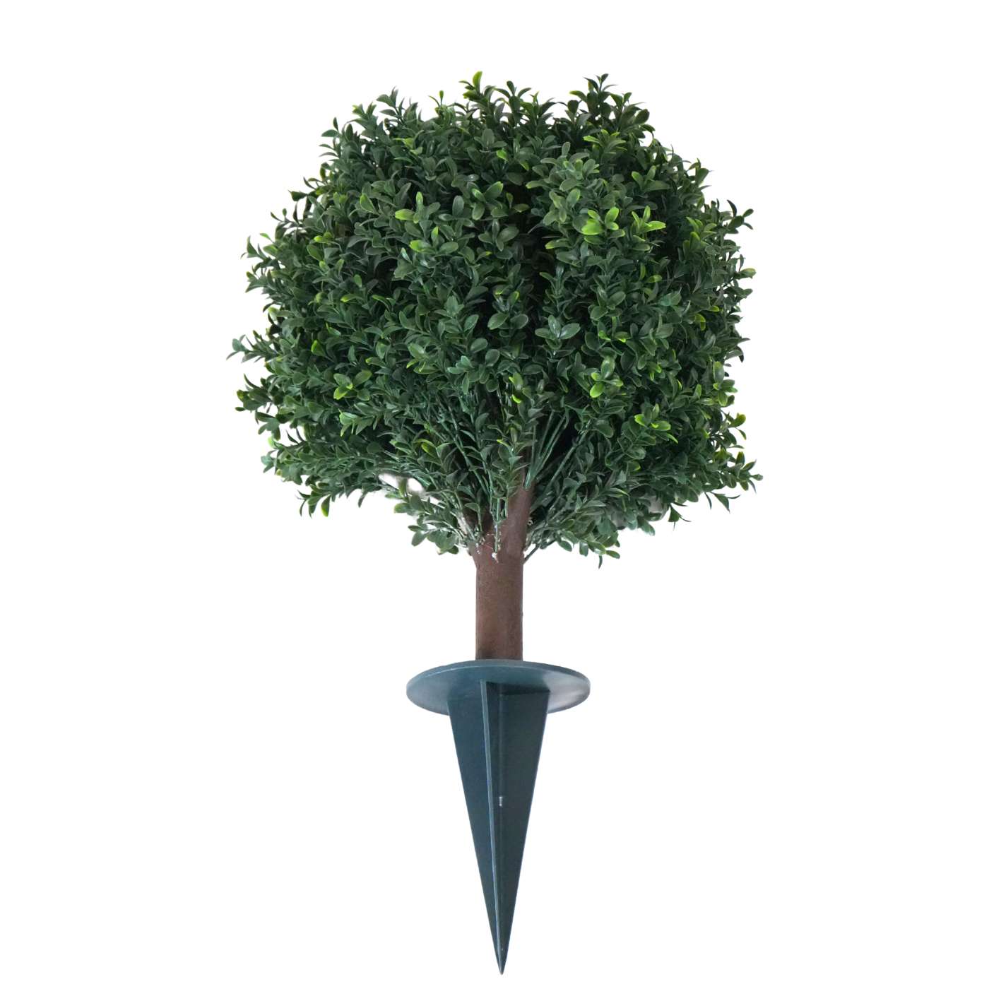 70cm Outdoor Living Artificial Boxwood Ball Tree with Spike (UV Resistant)