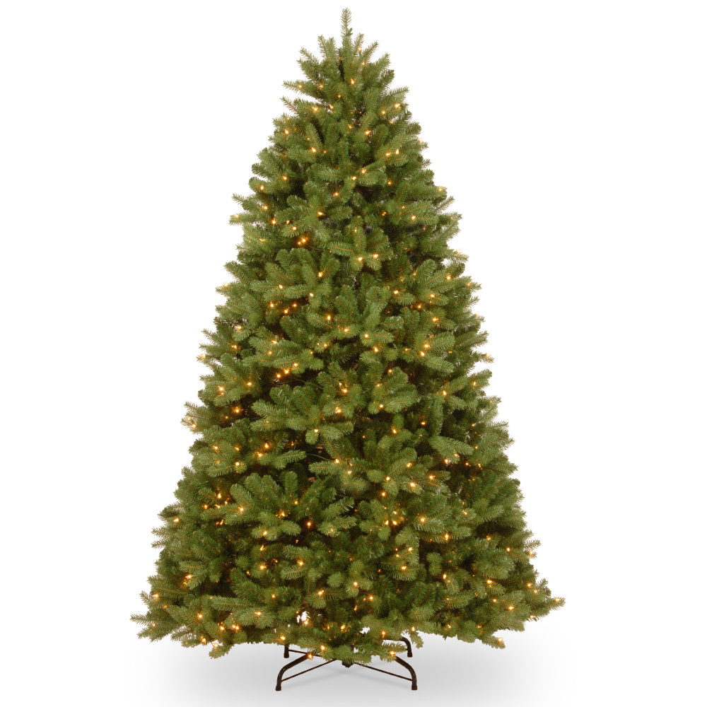 7.5ft (225cm) Newberry Spruce Pre-Lit Tree with Warm White LEDs