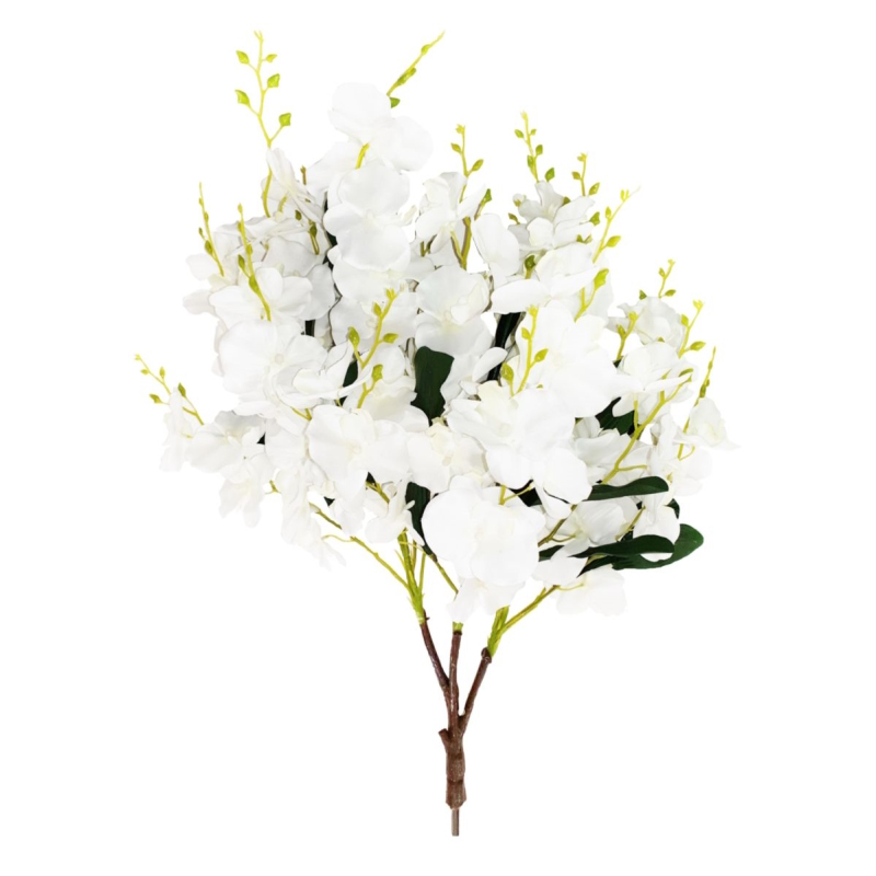 85cm (3ft) MultiBranch Cream Orchid Branch