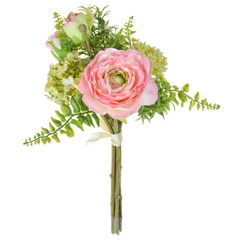 (31cm) Bouquet Ranunculus Pink