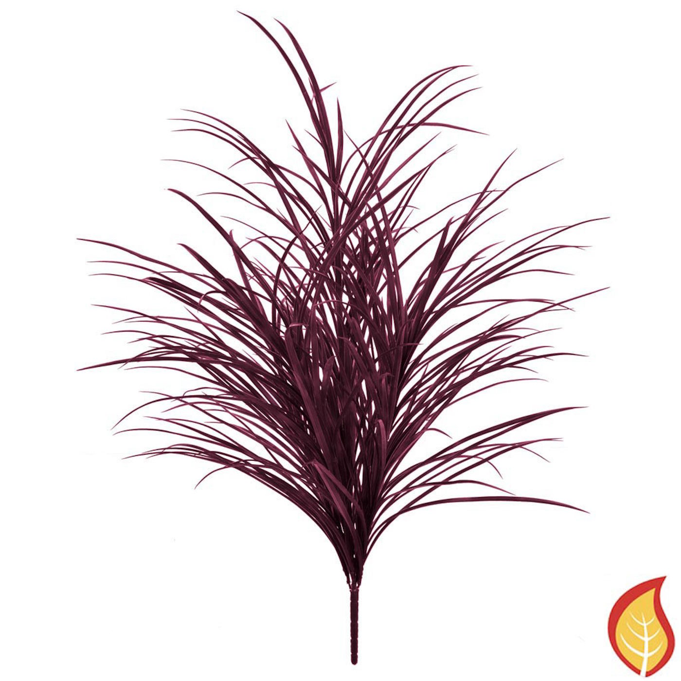 80cm Grass Sword Burgundy (Fire Resistant)