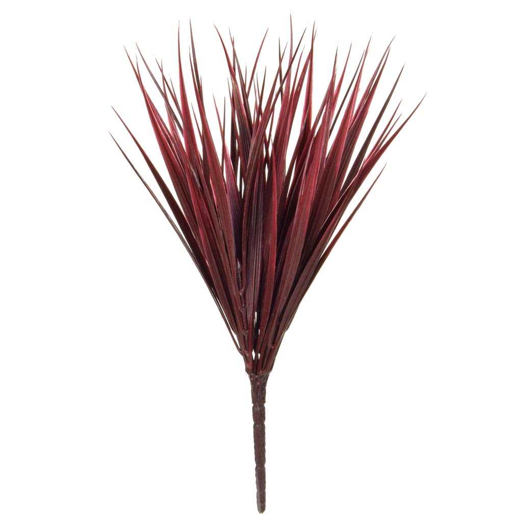 30cm Grass Vanilla Grass – Burgundy