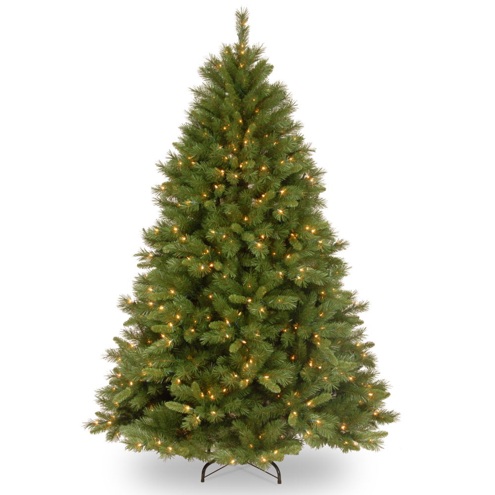 6ft (180cm) Winchester Pine Pre-Lit Christmas Tree w/ 400 Warm White LED Lights